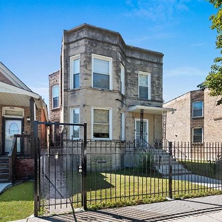 Newly Rehabbed Greystone With 2 Private Apartments, Backyard, Garage, Laundry, Close To Expressway Chicago Exterior foto